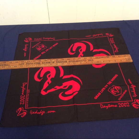 Dodge Ram Daytona 2002 Bandanna / Handkerchief - Picture 4 of 6